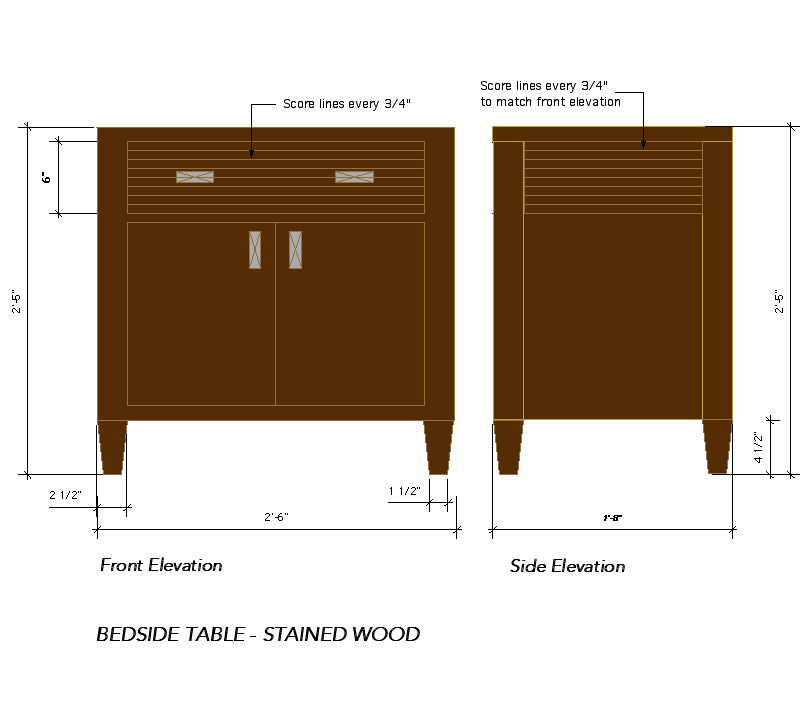 Custom Bedside Tables